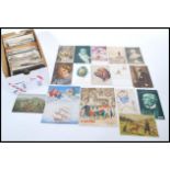 Vintage postcards. All subject type. Various themes. Approx 400.