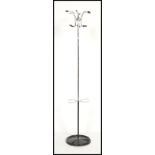 A 1970's retro atomic / sputnik chrome coat hat stand having  finial hooks with chrome and