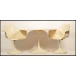 After Marcel Burke - Arkana - A mid Century retro vintage pair of fibreglass dining chairs /