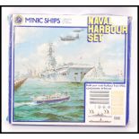 TRI-ANG MINIC SHIPS ' NAVAL HARBOUR SET ' 1:1200 SCALE DIECAST MODEL