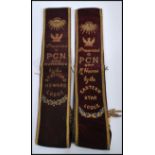 19th Century Victorian Masonic Sashes