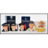 A group of Royal Doulton character jugs comprising of From The Series Journey Through Britain The