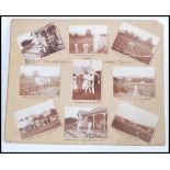 Cricket Interest - Bath Cricket Week Somerset V Lancashire 1901. An early 20th Century montage