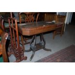 A 19th century George III mahogany card / games table in the manner of Gillows. Raised on a