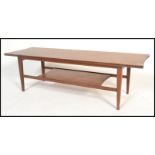 A retro 20th Century Danish inspired Richard Hornby low Afromosia / teak occasional table of