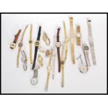 A collection of vintage ladies watches to include Andre Zach,Mason Bristol, Timex, Nurses watches,