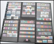 GUERNSEY stamps. 1969-71 early issues. Definitive sets (inc perf 13 High values & Woodfree), Postage