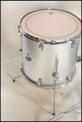 A 20th century / contemporary Ludwig Drum set comprising of the base drum, snare drum, pedals and
