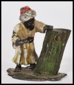 An early 20th century cold painted bronze miniatur