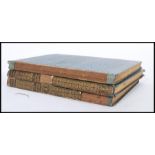 A set of three volumes of early 19th Century Georgian guide books of Northern England by Gage D'