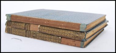 A set of three volumes of early 19th Century Georgian guide books of Northern England by Gage D'