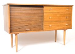VANSON 1960'S TEAK AND AFROMOSIA WOOD SIDEBOARD CREDENZA