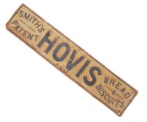 1930'S PRESSED TIN POINT OF SALE SHOP ADVERTISING SIGN FOR HOVIS