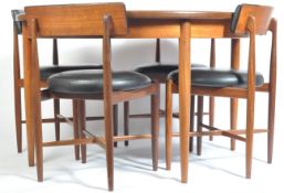 GPLAN TEAK WOOD DINING TABLE AND CHAIRS ATTRIBUTED TO KOFOD LARSEN