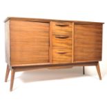 RETRO VINTAGE TEAK WOOD SIDEBOARD CREDENZA BY ALFRED COX