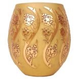 TURKISH GILT METAL AND GLASS LIMITED EDITION PASABAHCE VASE