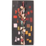 SYLVIA MORRIS STUDIO ART ENAMELLED METAL WALL ART