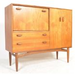 RARE E. GOMME / GPLAN RETRO TEAK TALL SIDEBOARD BY VICTOR B. WILKINS