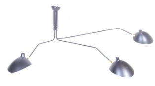 AFTER SERGE MOUILLE A CONTEMPORARY CEILING LIGHT FIXTURE
