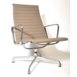 VITRA EA 115 VINTAGE SWIVEL LOUNGE CHAIRS BY CHARLES & RAY EAMES