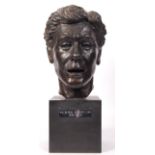 BRONZE CAST BUST OF SIR BOBBY ROBSON CBE ( 1933 - 2009 )