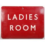 VINTAGE RAILWAY BRITISH RAIL ' LADIES ROOM ' ENAMEL SIGN