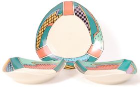 ROSETHAL FLASH PATTERN STUDIO POTTERY TABLEWARE BY D. HARPER