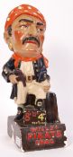 WILLS TOBACCO PLASTER SHOP DISPLAY FIGURE FOR WILLS'S PIRATE SHAG
