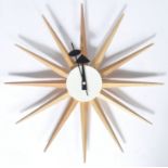 AFTER GEORGE NELSON A CONTEMPORARY STARBURST CLOCK