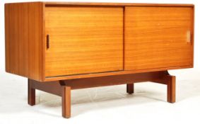 20TH CENTURY TEAK WOOD LOW SIDEBOARD CREDENZA BY GOLDEN KEY