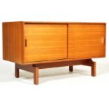 20TH CENTURY TEAK WOOD LOW SIDEBOARD CREDENZA BY GOLDEN KEY