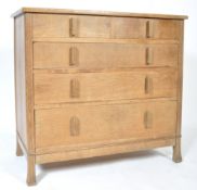 ART DECO WELSH CHEST OF DRAWERS BY BRYNMAWR
