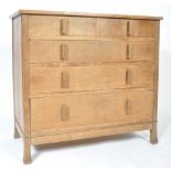 ART DECO WELSH CHEST OF DRAWERS BY BRYNMAWR