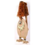 SYLVIA MORRIS STUDIO ART POTTERY FEATHER DUSTER TIDY