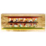 SYLVIA MORRIS STUDIO ART GLASS WALL PLAQUE