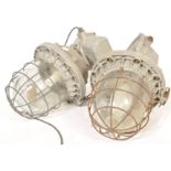 INDUSTRIAL FACTORY BULKHEAD PENDANT LIGHTS BY POLAM WILRASY