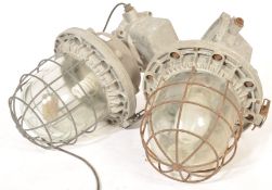 INDUSTRIAL FACTORY BULKHEAD PENDANT LIGHTS BY POLAM WILRASY