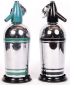 1970'S STAINLESS SODA SYPHONS BY SPARKLETS LIMITED