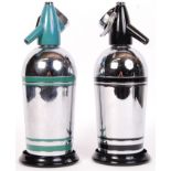 1970'S STAINLESS SODA SYPHONS BY SPARKLETS LIMITED