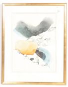 ABSTRACT WATERCOLOUR SCENE BY DICK BOULTON