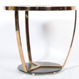 CONTEMPORARY ART DECO STYLE BARREL COFFEE / CENTRE TABLE