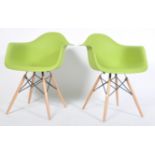 AFTER CHARLES AND RAY EAMES A SET OF CONTEMPORARY DAW CHAIRS