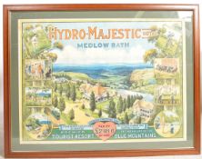 HYDRO - MAJESTIC HOTEL 1920'S ORIGINAL TRAVEL POSTER BY CHARLES H. HUNT