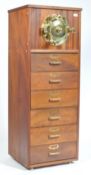 BESPOKE TALLBOY CHEST OF DRAWERS WITH PORTHOLE TO TOP