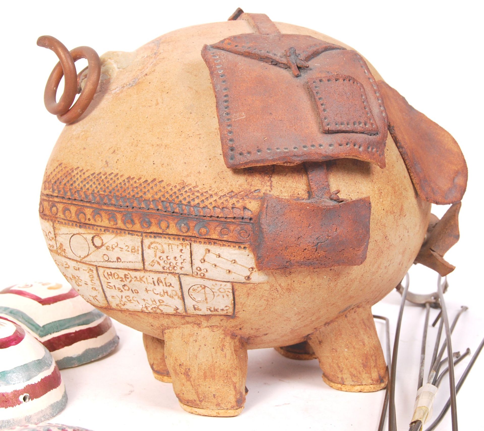 SYLVIA MORRIS FLYING PIG STUDIO ART POTTERY SCULPTURE - Bild 3 aus 5