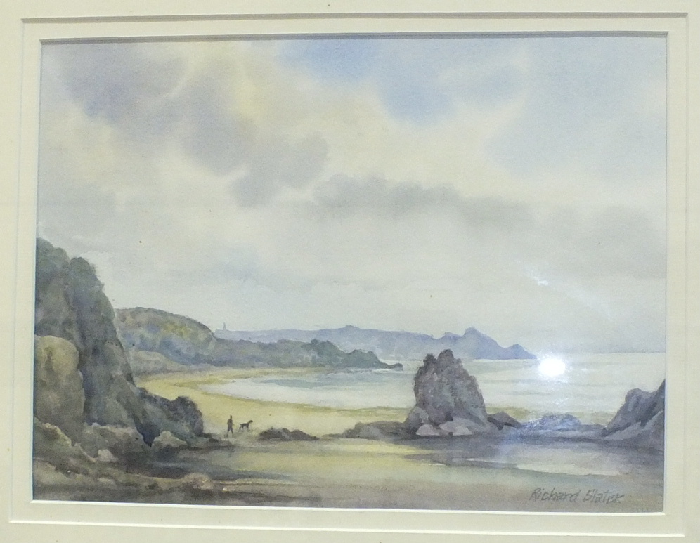 Robert Piper, HMS Culloden off Drake's Island, signed oil on canvas, titled verso, 50 x 91cm, - Image 3 of 3