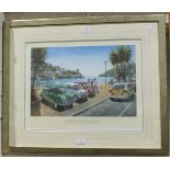 After Tony Smith, (20th century contemporary), 'An Italian Job', a photolithographic coloured print,