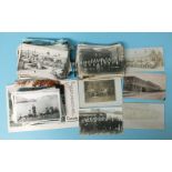 Approximately 300 postcards, mainly UK, including seven RPs of outings to Rolls Royce Motor Works