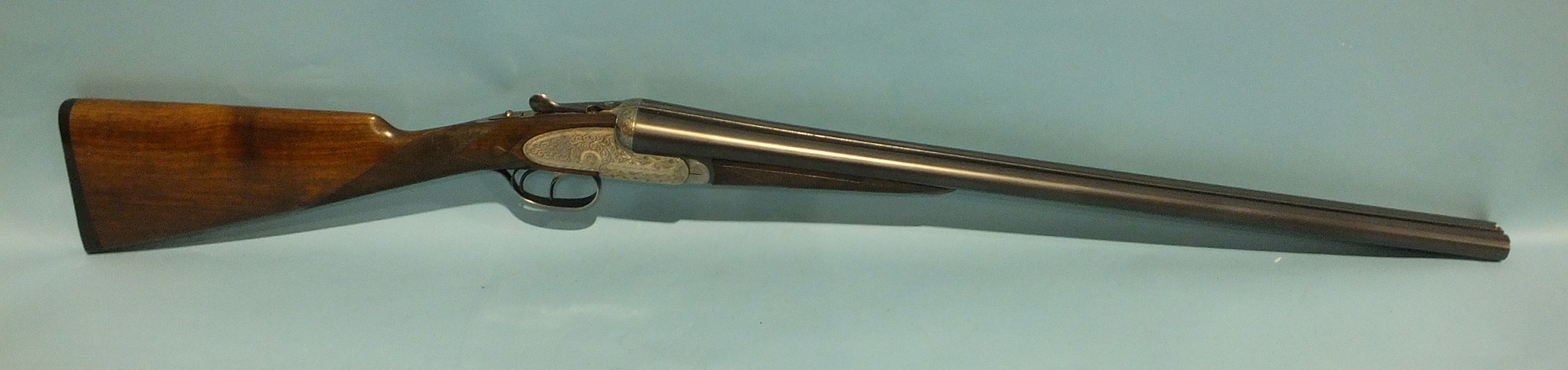 An AYA no.2 12-bore sidelock ejector shotgun, no.441691, 26" barrels with 2 3/4" chambers and