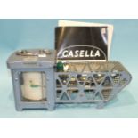 A Casella 1950's Thermo-Hygrograph No.7099, 35cm long, 16cm high, a larger unnamed similar Thermo-